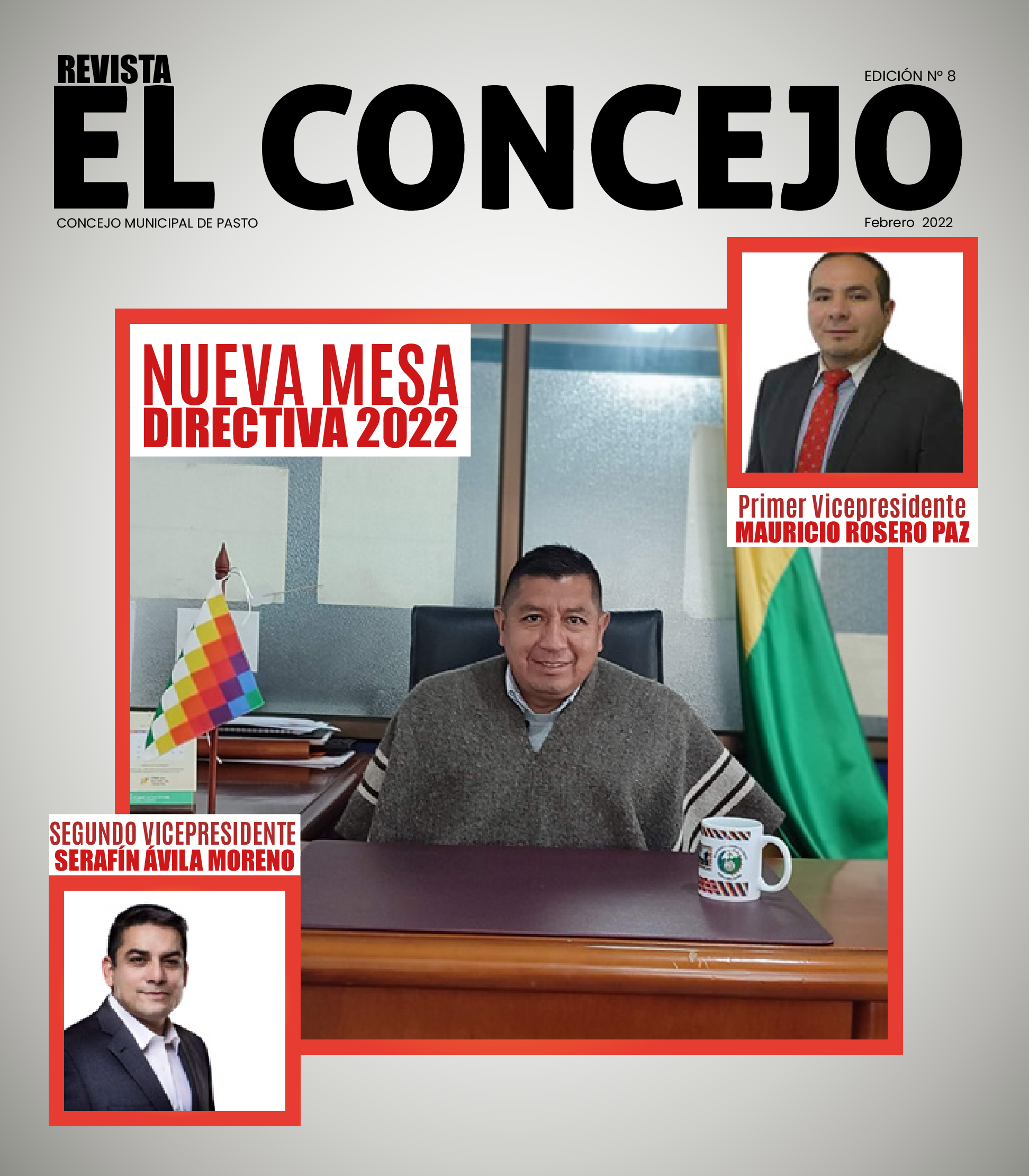 Portada Revista Edición No. 8 Concejo Municipal de Pasto