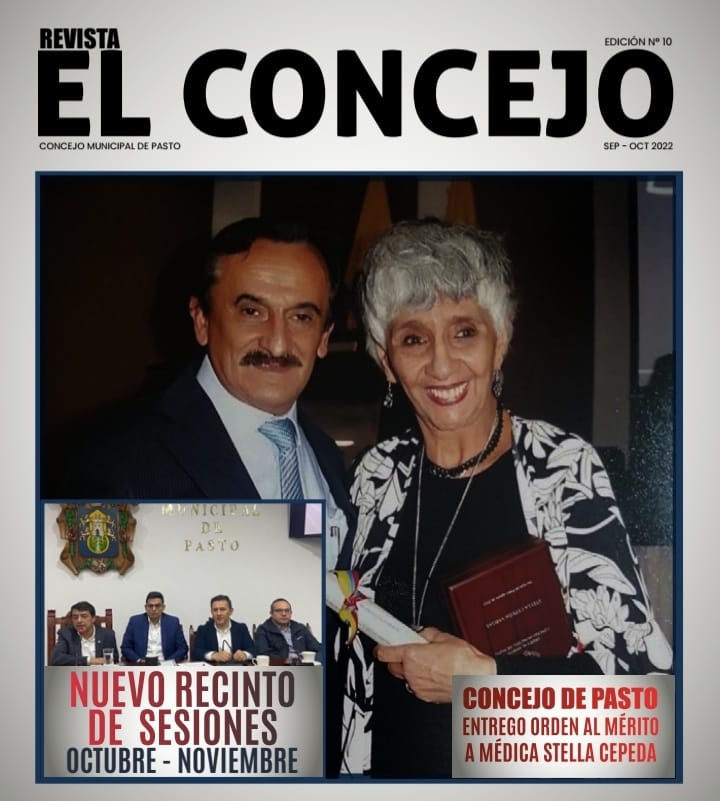 Portada Revista Edición No. 10 Concejo Municipal de Pasto