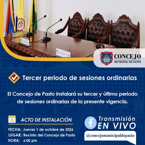 TERCER PERIODO DE SESIONES ORDINARIAS